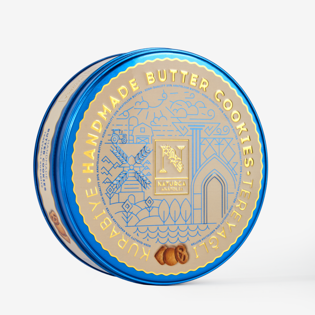 Naturca Anatolia Butter Cookies Tin 300 gr