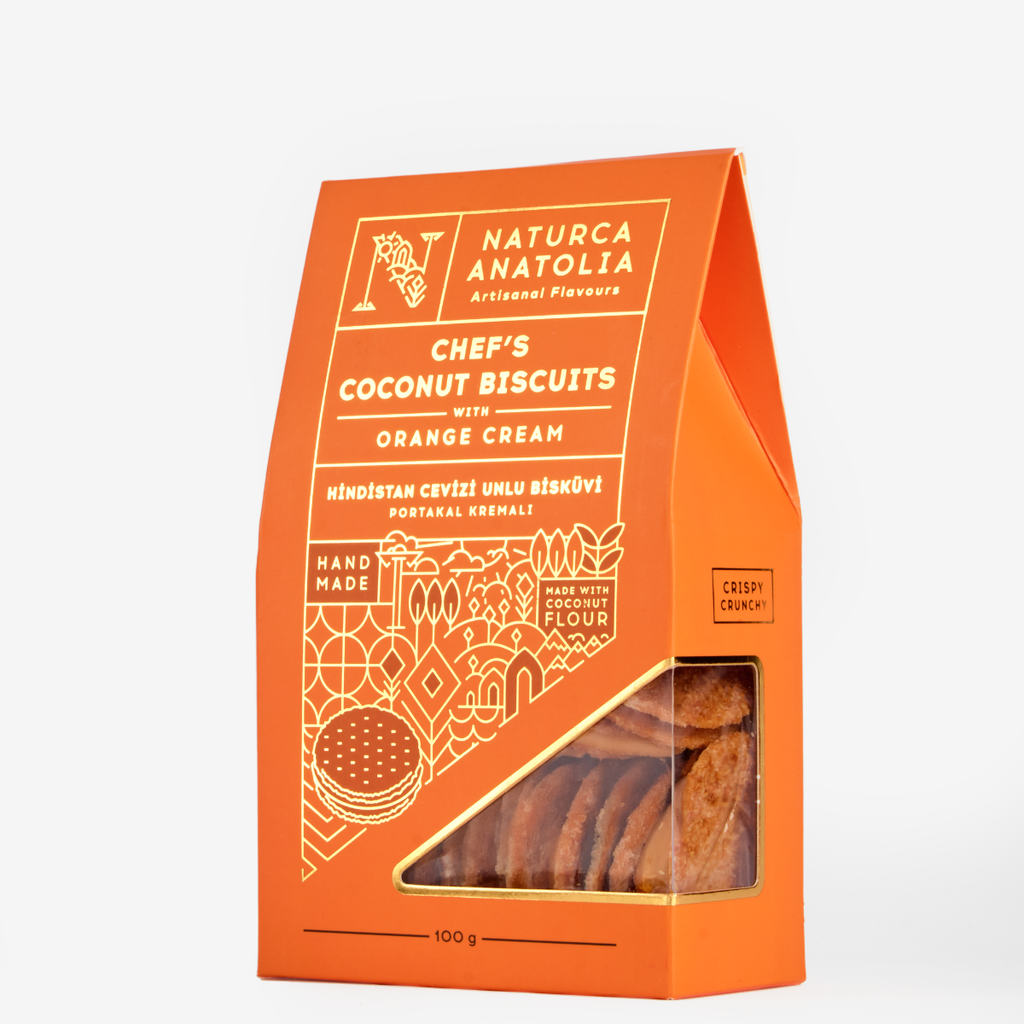 Naturca Anatolia Orange Cream Coconut Flour Biscuits 100g
