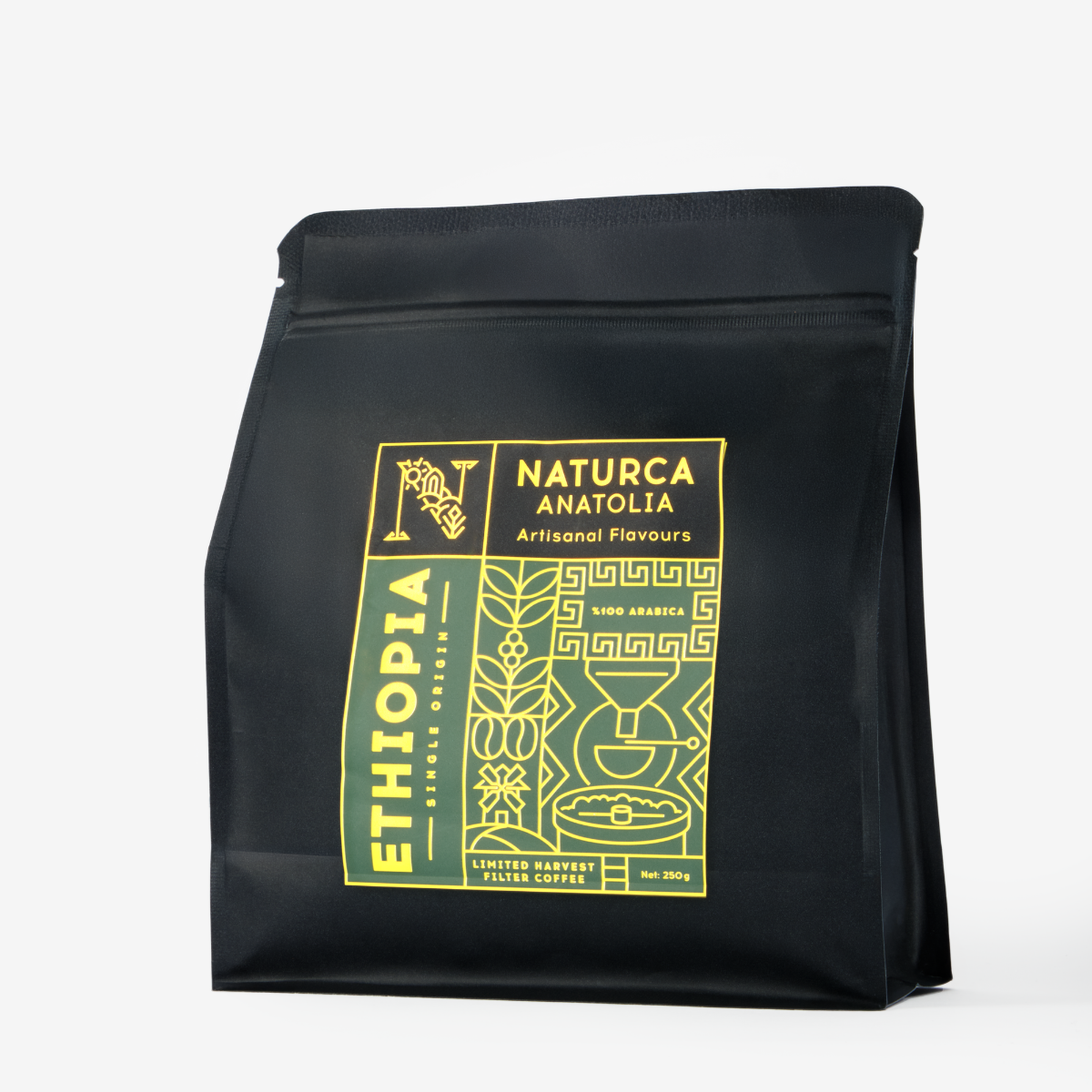 Naturca Anatolia Çekirdek Kahve Etiyopya(Filtre) 250 gr