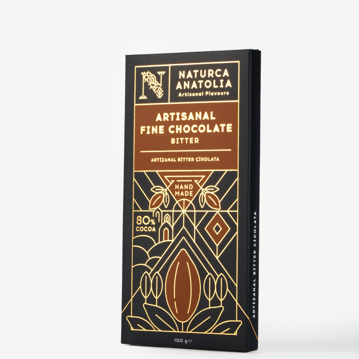 Naturca Anatolia %80 Kakao Artizanal Bitter Tablet Çikolata 100 gr