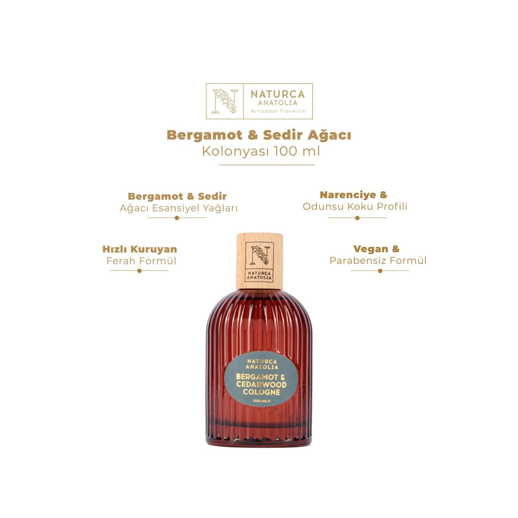 Naturca Anatolia Bergamot &amp; Cedar Tree Cologne 100 ml