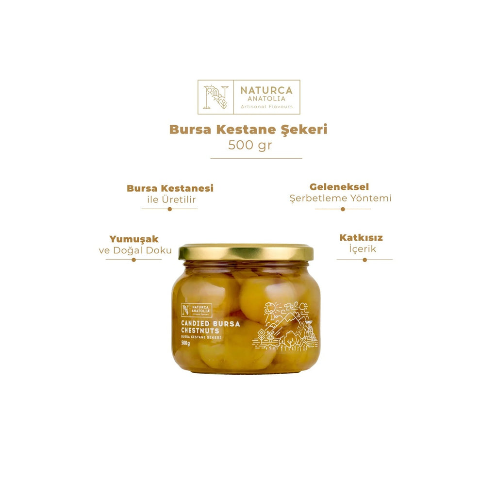 Naturca Anatolia Bursa Candied Chestnuts 500 gr