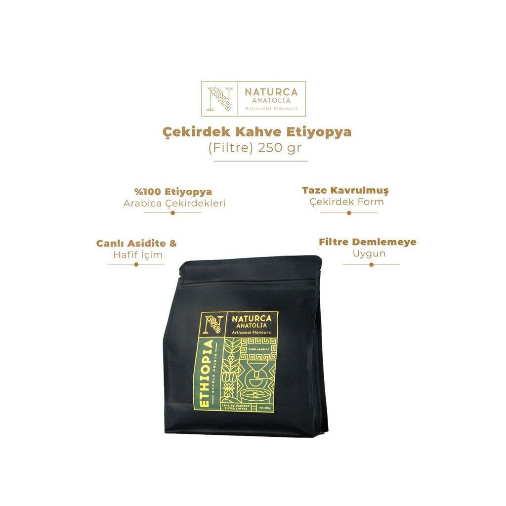 Naturca Anatolia Ethiopian Coffee Beans (Filter) 250 gr