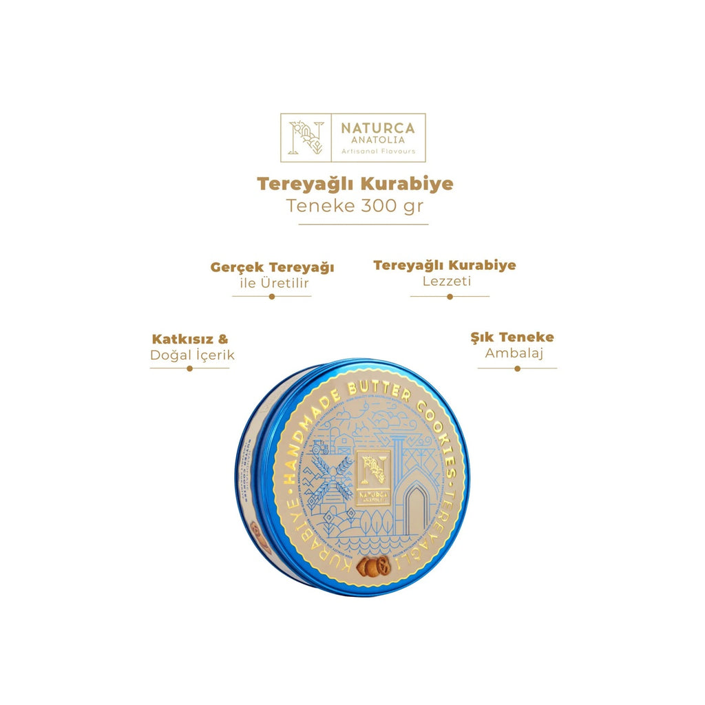 Naturca Anatolia Butter Cookies Tin 300 gr